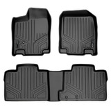 SMARTLINER 2 Rows Custom Fit Floor Liners Compatible with 2007 - 2010 Ford Edge (Gasoline | For SE Models only and Not for SEL andSEL Plus and Limited and Sport) SA0085/B0035 - view 2