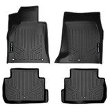 SMARTLINER 2 Rows Custom Fit Floor Liners Compatible with 2018 - 2023 Kia Stinger (Gasoline | Fits All Wheel Drive model)