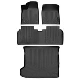 SMARTLINER 3 Rows Custom Fit Floor Liners Compatible with 2022 - 2024 Kia EV6 (Electric | 1st Row Fits models with Power Seats and Not Manual ) SA0600/B0600/D0600 - view 2