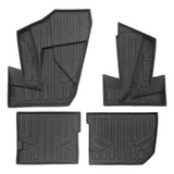 SMARTLINER 2 Rows Custom Fit UTV Floor Mats Compatible with 2024 - 2025 Polaris RZR XP 1000 4 Seater (Gasoline | Fits Sport and Premium and Ultimate trims) UA0137/UB0137 - view 2