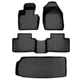 SMARTLINER 3 Rows Custom Fit Floor Liners Compatible with 2020 - 2025 Volvo XC90 6 Passenger (Gasoline)