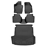 SMARTLINER 3 Rows Custom Fit Floor Liners Compatible with 2012 - 2019 Volkswagen Passat (Gasoline | Fits with automatic Transmission) SA0279/B0659/D0659 - view 2