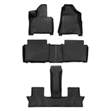 SMARTLINER 3 Rows Custom Fit Floor Liners Compatible with 2024 - 2025 Hyundai Santa Fe 6 Passenger and 7 Passenger (Hybrid) SA0742/B0751/C0742 - view 2