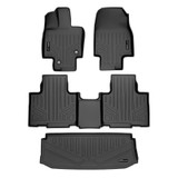 SMARTLINER 3 Rows Custom Fit Floor Liners Compatible with 2020 - 2025 Toyota Highlander (Hybrid | Cargo liner fits With Subwoofer) SA0500/B0522/E0515 - view 2