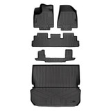 SMARTLINER 4 Rows Custom Fit Floor Liners Compatible with 2022 - 2025 Infiniti QX60 6 Passenger (Gasoline)