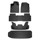 SMARTLINER 4 Rows Custom Fit Floor Liners Compatible with 2023 - 2025 Honda Pilot (Gasoline) SA0688/B0688/C0688/E0688 - view 2