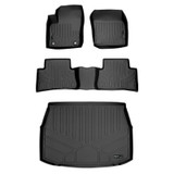 SMARTLINER 3 Rows Custom Fit Floor Liners Compatible with 2018 - 2022 Toyota C-HR (Gasoline)