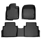 SMARTLINER 2 Rows Custom Fit Floor Liners Compatible with 2017 - 2022 Honda CR-V (Gasoline and Hybrid)