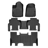 SMARTLINER 3 Rows Custom Fit Floor Liners Compatible with 2022 - 2025 Jeep Grand Wagoneer 7 Passenger (Gasoline) SA0573/B0589/C0589 - view 2