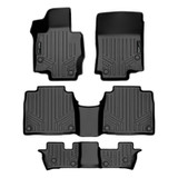 SMARTLINER 3 Rows Custom Fit Floor Liners Compatible with 2020 - 2020 Mercedes-Benz AMG GLS 63 7 Passenger and SUV (Gasoline | with 2nd row Executive Seat Package) SA0471/B0498/C0498 - view 2