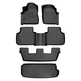 SMARTLINER 4 Rows Custom Fit Floor Liners Compatible with 2017 - 2025 Audi Q7 / SQ7 (Gasoline) SA0364/B0364/C0364/E0364 - view 2
