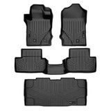 SMARTLINER 3 Rows Custom Fit Floor Liners Compatible with 2021 - 2025 Ford Bronco 2 Door (Gasoline | Carpet and Rubber) SA0566/B0616/D0616 - view 2