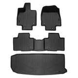 SMARTLINER 3 Rows Custom Fit Floor Liners Compatible with 2024 - 2025 Lexus TX 6 Passenger and 7 Passenger (Gasoline) SA0719/B0719/E0719 - view 2