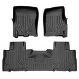 SMARTLINER 2 Rows Custom Fit Floor Liners Compatible with 2011 - 2017 Ford Expedition 7 Passenger (Gasoline | Fits with 2nd row bucket seats) SA0183/B0303 - view 2