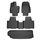 SMARTLINER 3 Rows Custom Fit Floor Liners Compatible with 2020 - 2025 Toyota Highlander (Hybrid | Cargo liner fits Without Subwoofer) SA0500/B0522/E0500 - view 2