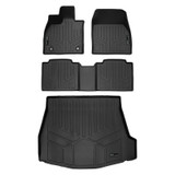SMARTLINER 3 Rows Custom Fit Floor Liners Compatible with 2023 - 2025 Subaru Solterra EV (Electric) SA0684/B0684/D0684 - view 2