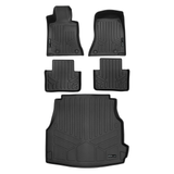 SMARTLINER 3 Rows Custom Fit Floor Liners Compatible with 2022 - 2025 Mercedes-Benz C-Class Sedan (Gasoline) SA0740/B0740/D0740 - view 2