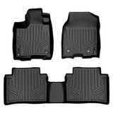 SMARTLINER 2 Rows Custom Fit Floor Liners Compatible with 2013 - 2018 Acura RDX (Gasoline | 2nd Row fits with 1st Row 4-Way Power Seat) SA0235/B0235 - view 2