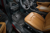 SMARTLINER 4 Rows Custom Fit Floor Liners Compatible with 2021 - 2024 Chrysler Pacifica (Hybrid | Fits Pinnacle & Limited | Trimline for vehicles with Ultra Console on 1st Row )