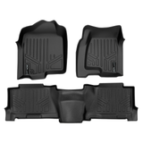 SMARTLINER 2 Rows Custom Fit Floor Liners Compatible with 2002 - 2006 Cadillac Escalade ESV (Gasoline) SA0178/B0178 - view 2