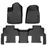 SMARTLINER 2 Rows Custom Fit Floor Liners Compatible with 2022 - 2025 Jeep Grand Wagoneer 8 Passenger (Gasoline | ) SA0573/B0577 - view 2
