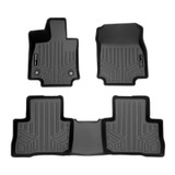 SMARTLINER 2 Rows Custom Fit Floor Liners Compatible with 2021 - 2024 Toyota Venza (Hybrid) SA0537/B0537 - view 2