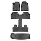 SMARTLINER 4 Rows Custom Fit Floor Liners Compatible with 2014 - 2019 Toyota Highlander 7 Passenger (Gasoline | 2nd row Bucket Seats | Does not fit models with On-board Vacuum System) SA0152/B0201/E0152 - view 2