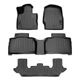 SMARTLINER 3 Rows Custom Fit Floor Liners Compatible with 2020 - 2023 Ford Explorer 7 Passenger (Hybrid) SA0423/B0423/C0502 - view 2