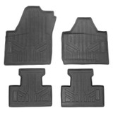 SMARTLINER 2 Rows Custom Fit UTV Floor Mats Compatible with 2019 - 2023 Can-Am Maverick X3 4 Seater (Gasoline | Fits all trims) UA0131/UB0131 - view 2