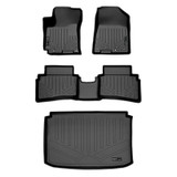 SMARTLINER 3 Rows Custom Fit Floor Liners Compatible with 2020 - 2025 Hyundai Venue (Gasoline | Cargo liner fits in Lower Position)