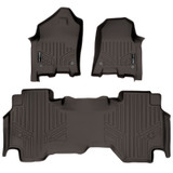 SMARTLINER 2 Rows Custom Fit Floor Liners Compatible with 2019 - 2024 Ram 1500 Quad Cab (Gasoline | Carpet | Fits 1st Row Bench and Bucket |1st row No Over The Hump Coverage) SA3369/B3370 - view 2