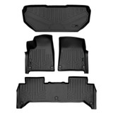 SMARTLINER 3 Rows Custom Fit Floor Liners Compatible with 2022 - 2024 Rivian R1T (Electric) SA0615/B0615/F0615 - view 2