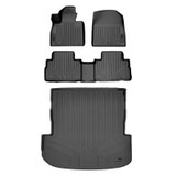 SMARTLINER 3 Rows Custom Fit Floor Liners Compatible with 2020 - 2025 Hyundai Palisade 8 Passenger (Gasoline | 2nd row fits with bench seats)