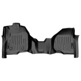 SMARTLINER 1st Row Custom Fit Floor Liners Compatible with 2012 - 2012 Ford F-350 Super Crew and Super Cab (Gasoline | Carpet | No 4x4 Shifter | Fits 2012 with Raised footrest | Over The Hump | Fits 1st Row Bench Seat) SA0335 - view 2