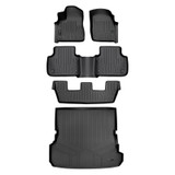 SMARTLINER 4 Rows Custom Fit Floor Liners Compatible with 2017 - 2025 Audi Q7 / SQ7 (Gasoline) SA0364/B0364/C0364/D0364 - view 2
