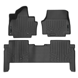 SMARTLINER 2 Rows Custom Fit Floor Liners Compatible with 2024 - 2025 Kia EV9 (Electric)