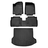 SMARTLINER 3 Rows Custom Fit Floor Liners Compatible with 2024 - 2025 Chevrolet Equinox EV (Electric)