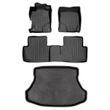 SMARTLINER 3 Rows Custom Fit Floor Liners Compatible with 2012 - 2015 Honda Civic Sedan (Gasoline | Fits Civic and Civic Si ) SA0137/B0137/D0137 - view 2