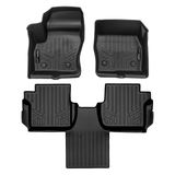 SMARTLINER 2 Rows Custom Fit Floor Liners Compatible with 2018 - 2020 Ford Transit Connect Long Wheel Base and Passenger Van (Gasoline | Vinyl | LWB w/o Secondary Footrest ) SA0749/B0478 - view 2