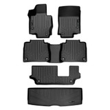 SMARTLINER 4 Rows Custom Fit Floor Liners Compatible with 2021 - 2025 Mercedes-Benz AMG GLE 53 SUV and 7 Passenger (Gasoline) SA0471/B0471/C0471/E0471 - view 2