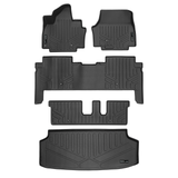 SMARTLINER 4 Rows Custom Fit Floor Liners Compatible with 2024 - 2025 Kia EV9 7 Passenger (Electric | 2nd Row Bench Seats) SA0737/B0737/C0744/E0737 - view 2