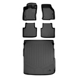 SMARTLINER 3 Rows Custom Fit Floor Liners Compatible with 2019 - 2024 Volkswagen Arteon (Gasoline | Cargo fits with spare tire models) SA0467/B0467/D0467 - view 2