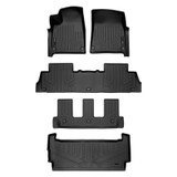 SMARTLINER 4 Rows Custom Fit Floor Liners Compatible with 2022 - 2024 Rivian R1S 7 Passenger and SUV (Electric) SA0615/B0698/C0698/E0698 - view 2