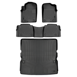 SMARTLINER 3 Rows Custom Fit Floor Liners Compatible with 2019 - 2024 Infiniti QX80 (Gasoline)