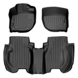 SMARTLINER 2 Rows Custom Fit Floor Liners Compatible with 2015 - 2020 Honda Fit (Gasoline) SA0193/B0195 - view 2