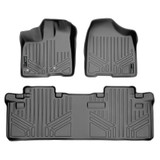 SMARTLINER 2 Rows Custom Fit Floor Liners Compatible with 2013 - 2020 Toyota Sienna 8 Passenger (Gasoline) SA2128/B2083 - view 2