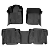 SMARTLINER 2 Rows Custom Fit Floor Liners Compatible with 2012 - 2013 Toyota Tundra Crew Max (Gasoline | Carpet) SA0108/B0022 - view 2