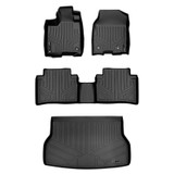 SMARTLINER 3 Rows Custom Fit Floor Liners Compatible with 2013 - 2018 Acura RDX (Gasoline | 2nd Row fits with 1st Row 4-Way Power Seat) SA0235/B0235/D0235 - view 2