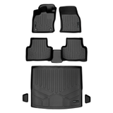 SMARTLINER 3 Rows Custom Fit Floor Liners Compatible with 2022 - 2025 Volkswagen Taos (Gasoline | Cargo With Side Pockets | Fits AWD) SA0562/B0562/D0727 - view 2