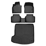SMARTLINER 3 Rows Custom Fit Floor Liners Compatible with 2019 - 2025 Mazda 3 Sedan (Gasoline | Fits FWD models)